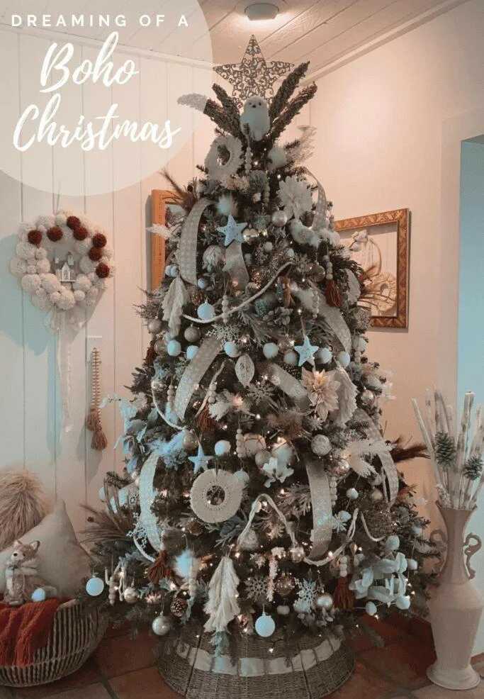 Boho-inspired Christmas Tree