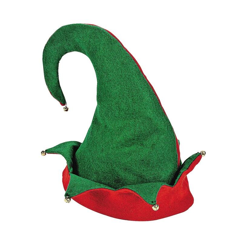 Elf Hat on Christmas Tree Top