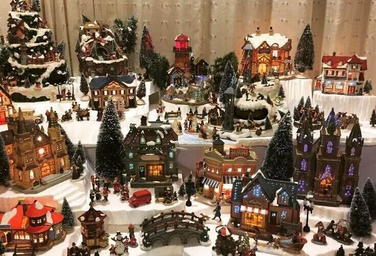 DIY Christmas Village Display Ideas