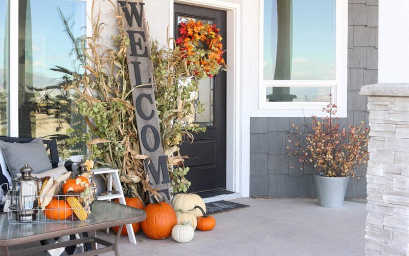 Front Porch Fall Decor