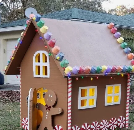 Sweet and Whimsical Float from a Gingerbread House