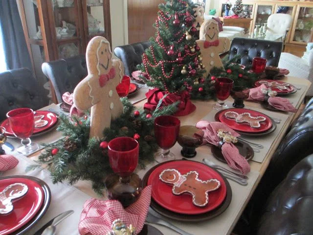 Gingerbread Decoration for Christmas Table