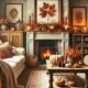 Living Room Fall Decor Idea