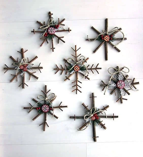 Rustic Twig Ornaments