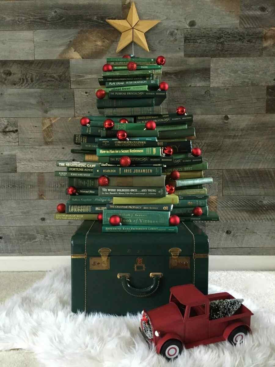 Vintage Book Stack Decoration