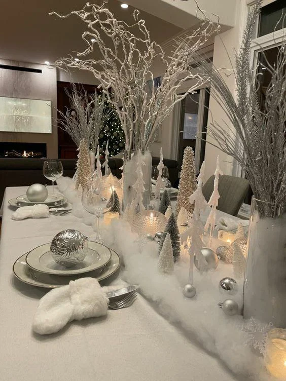 White Christmas Theme decor