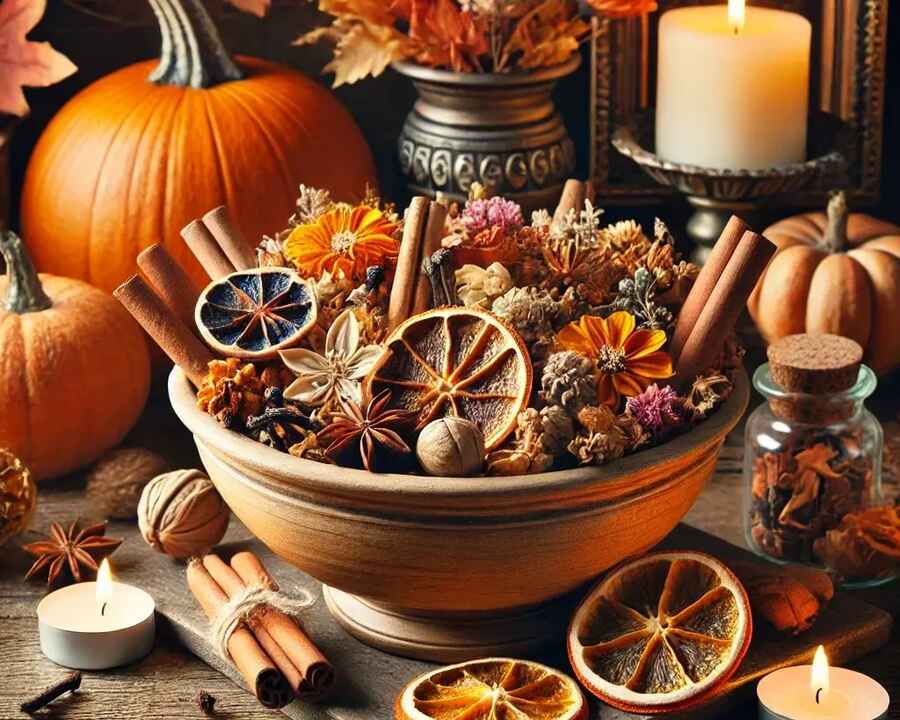 Fall Potpourri for Decor