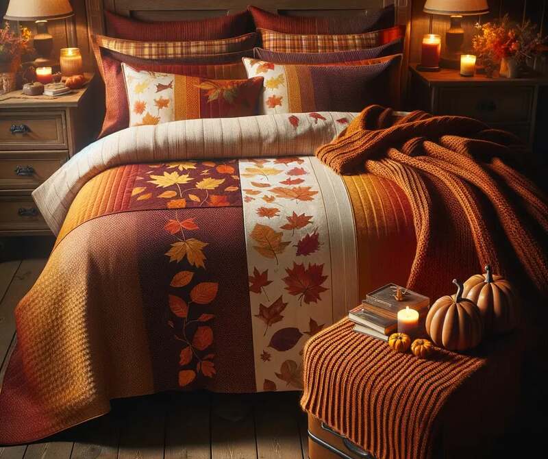 Cozy Fall Theme Linens
