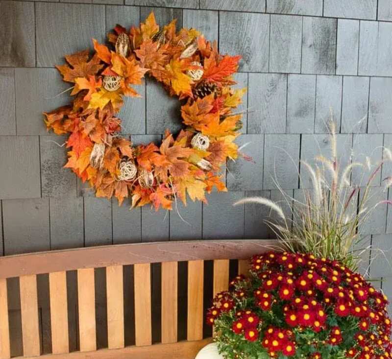 Wreaths Out of Autumn Leaves