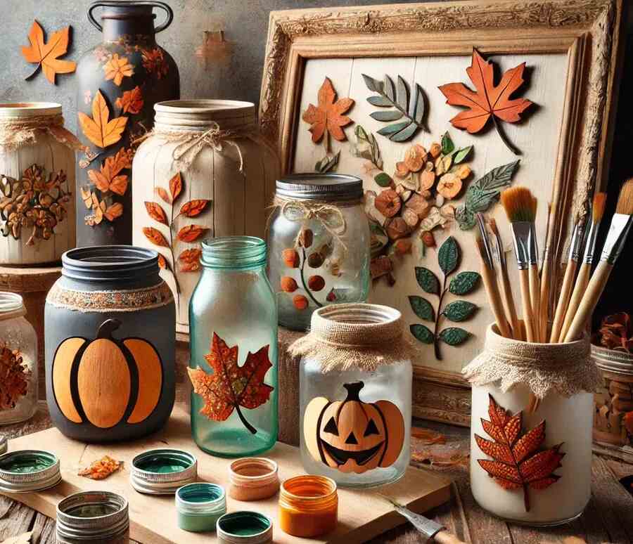 Upcycled Fall Creative Decor 