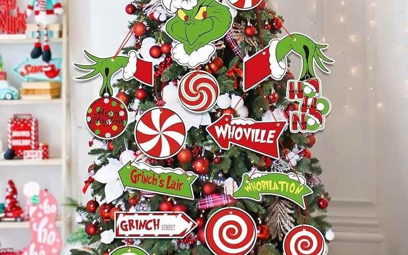 Grinch Christmas Tree for Playfully Grumpy Holiday