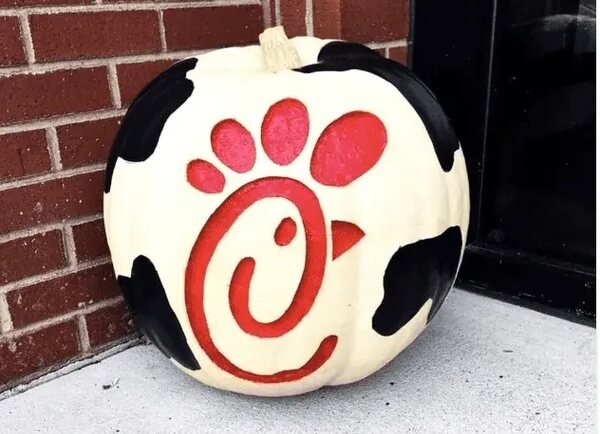 Fun Chick-fil-A Pumpkin Tribute