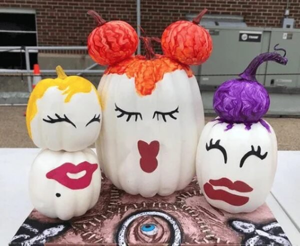 Sanderson Sisters Pumpkin Craft