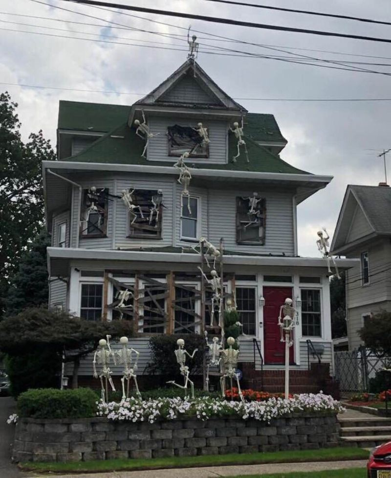 Skeletons Climbing Your House