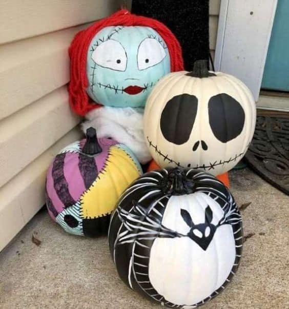  Spooky Pumpkin with Nightmare Before Christmas
