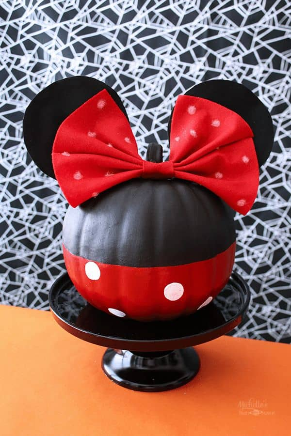 Minnie Mouse Pumpkin