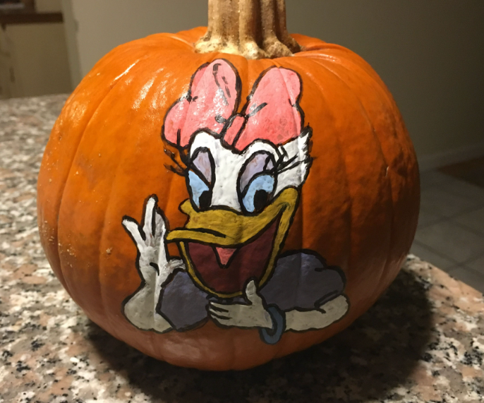 Daisy Duck's Bow Pumpkin